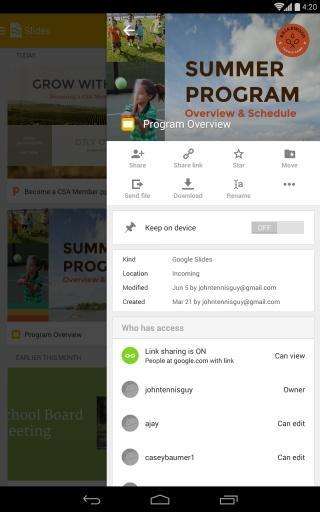Google幻灯片 手机版截图