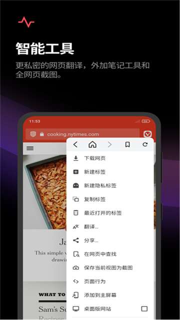 vivaldi浏览器 TV简易版截图