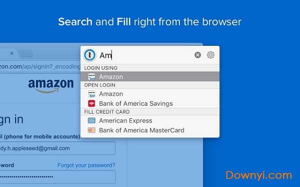 1password chrome(账号密码管理工具)截图