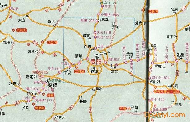 2019贵州高速公路地图全图截图