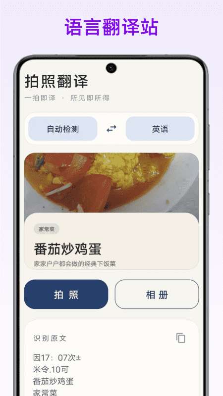 语言翻译站截图