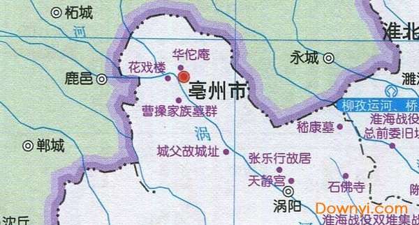 安徽省旅游地图全图高清版截图