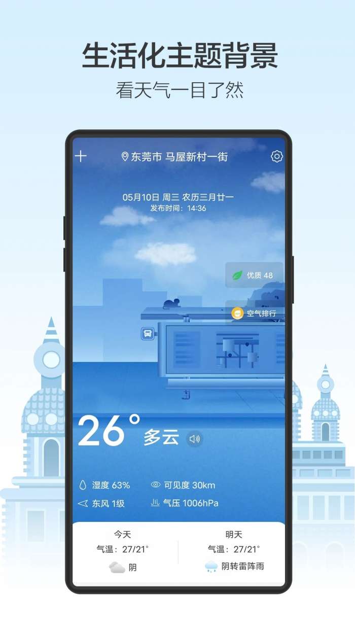 天气预通截图