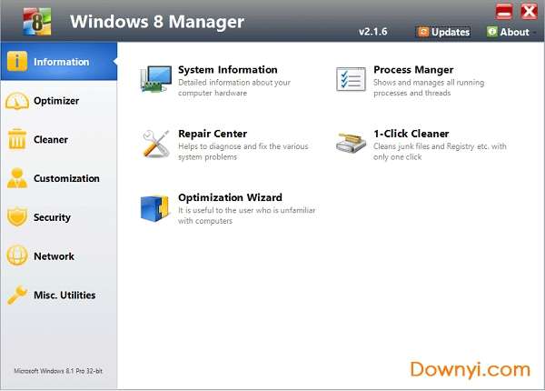 windows 8 manager电脑版截图