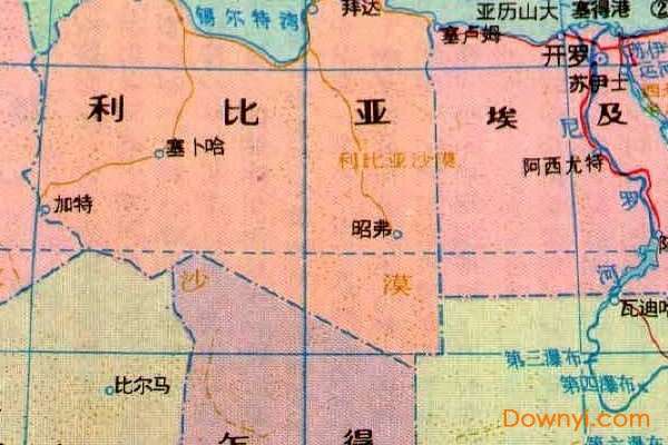 非洲地图全图高清版截图