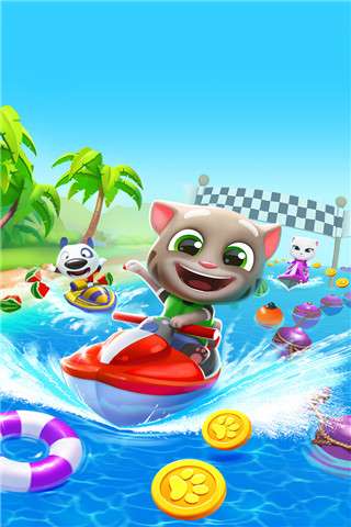 汤姆猫的摩托艇 安卓版截图