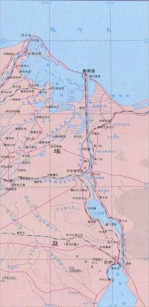 苏伊士运河旅游地图截图