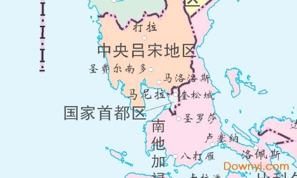 菲律宾地图高清版大图截图