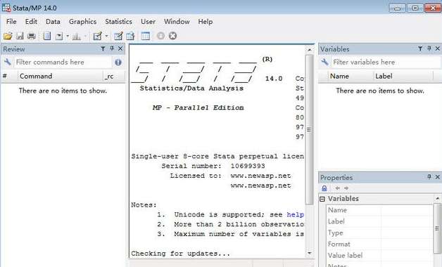 stata14(统计数据分析软件)截图