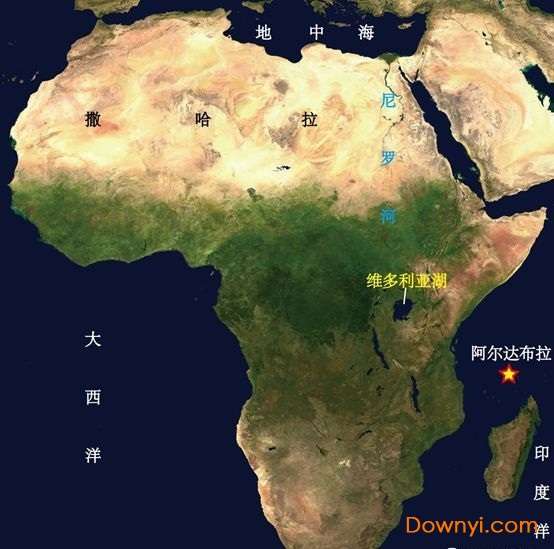 非洲示意图截图