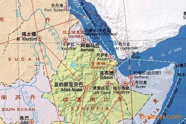 非洲航运地图截图