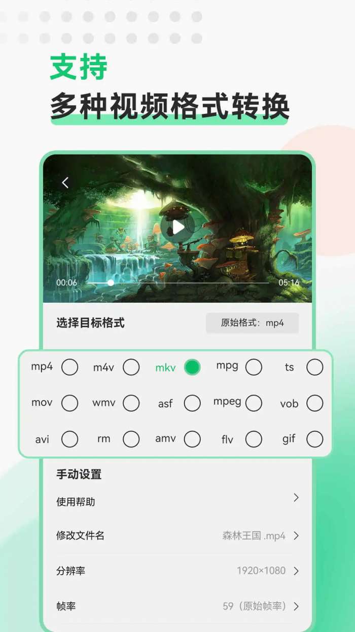 视频转换格式软件截图