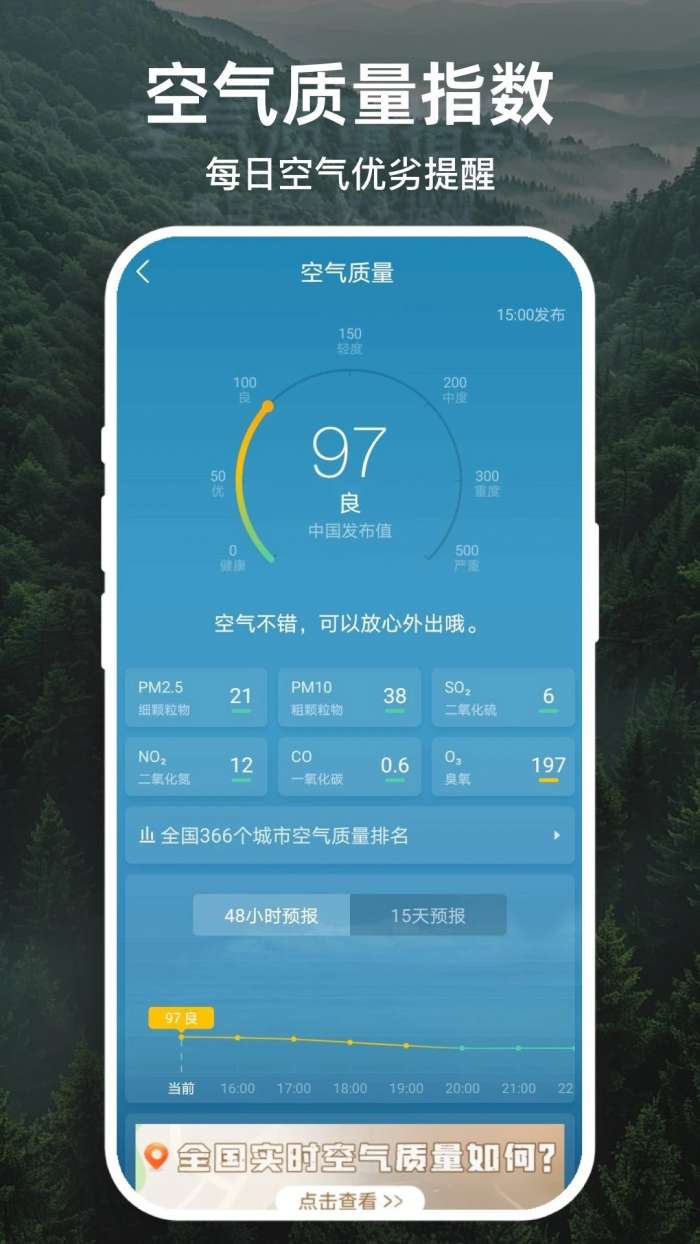 天气预报大字版截图