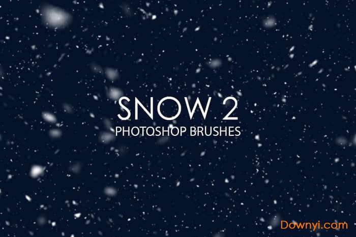 ps雪花笔刷素材截图