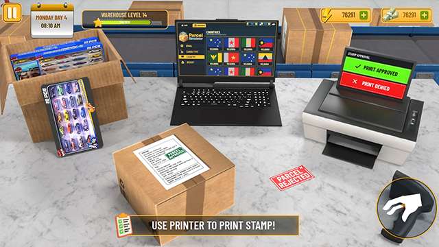 包裹递送模拟器3D截图