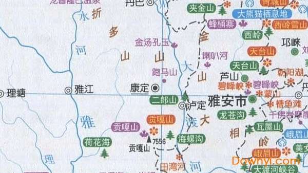 四川旅游地图高清版截图