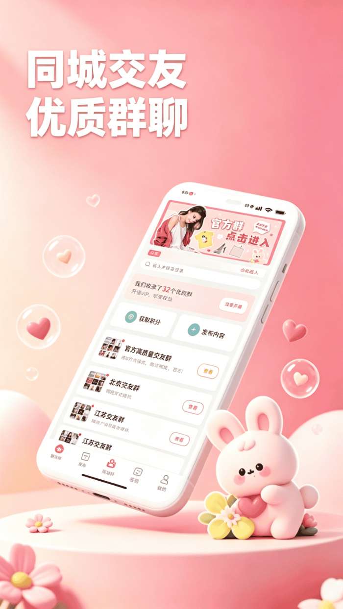 兔扩列截图