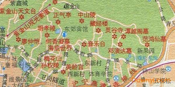 南京市电子地图高清版截图