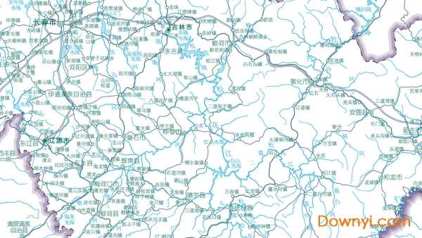 吉林地图公路交通高清版截图