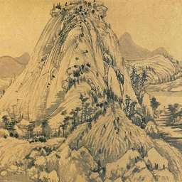 富春山居图全卷素材 