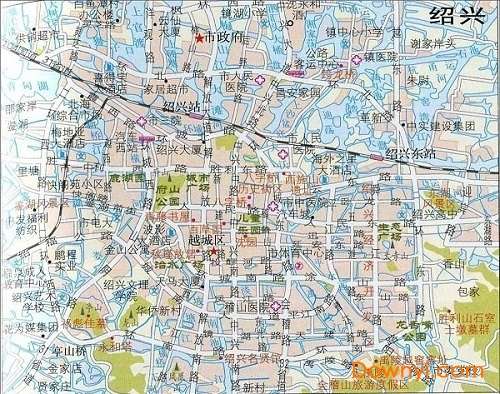 浙江绍兴市地图截图