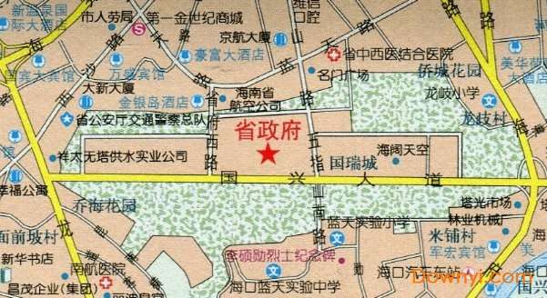 海口地图全图高清版截图