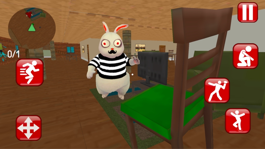 evil bunny neighbor escape截图