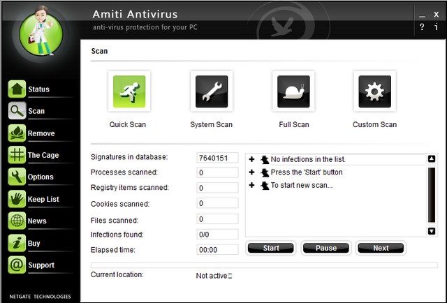 NETGATE vAmiti Antivirus 2019 25.0.590 破解版