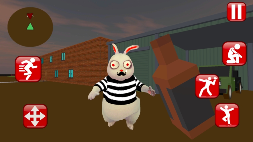 evil bunny neighbor escape截图