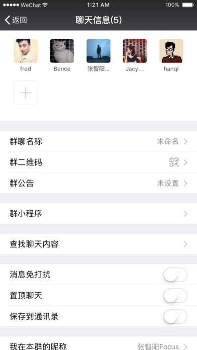 微信ios版截图