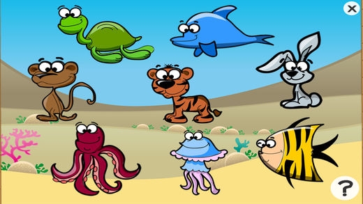 儿童游戏 学习 动物 海洋 大海 水ios版截图